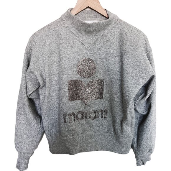 Isabel Marant Gray Oversized Sweatshirt - Picture 5 of 11